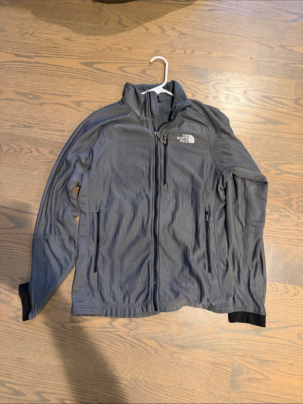 The North Face Men's Charcoal Black Lightweight Full-Zip Shirt Jacket